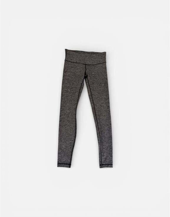 Lululemon Pants - Lululemon Size 6 Wunder Under Tight 28" Heathered Black Leggings